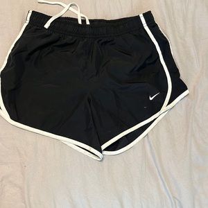 Girls black Nike shorts